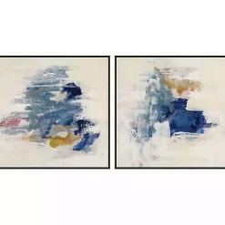 Kirklands Home Soft Teal Waves I & II Canvas Art Prints, Set of 2 Best