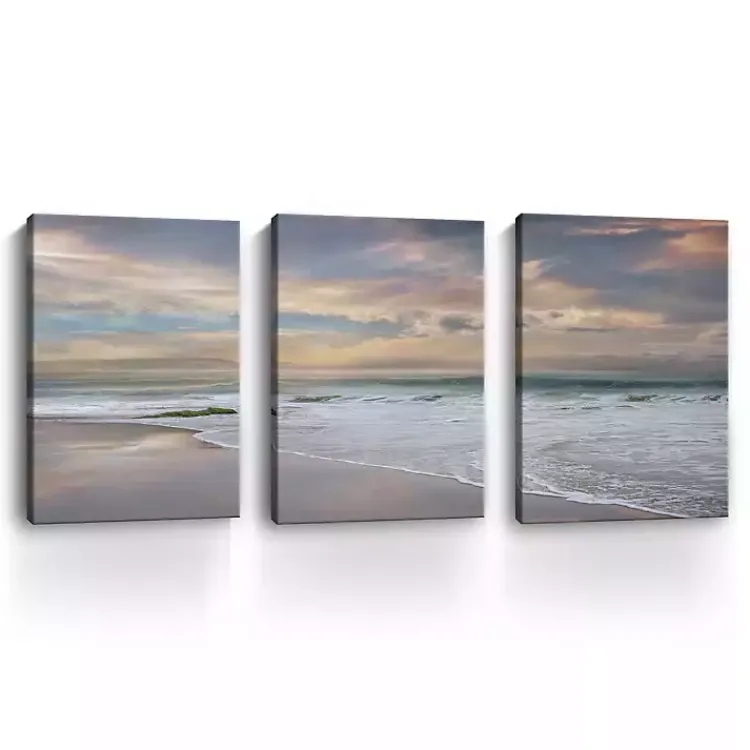 Kirklands Home Soft Twilight Canvas Art Prints, 16x24, Set of 3 Multi Sale