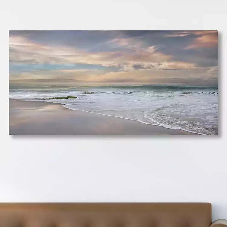 Kirklands Home Soft Twilight Giclee Canvas Art Print, 40x20 in. Blue Clearance