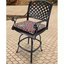 Kirklands Home Solano Flowers Outdoor Seat Cushion Outlet