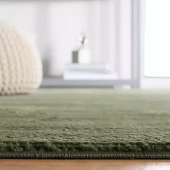 Kirklands Home Solid Revive Area Rug, 6x6 Green Hot