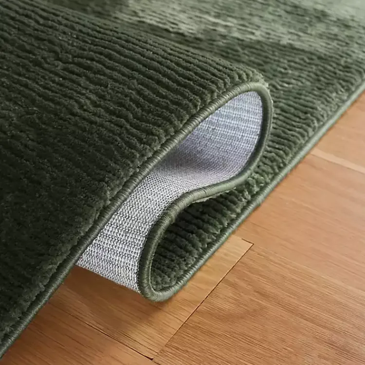 Kirklands Home Solid Revive Area Rug, 6x6 Green Hot