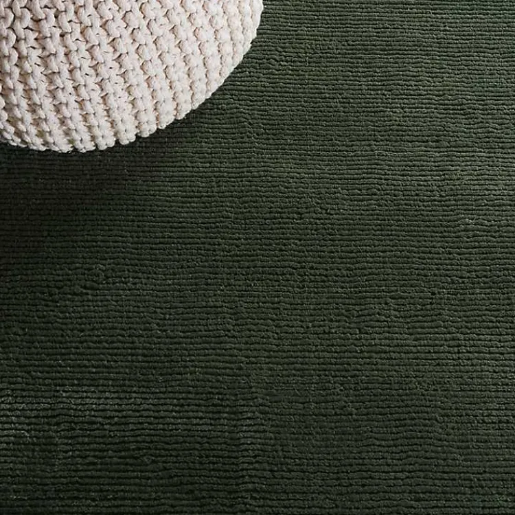 Kirklands Home Solid Revive Area Rug, 6x6 Green Hot