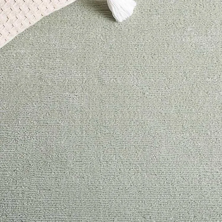 Kirklands Home Solid Sage Revive Area Rug, 6x6 Green Best