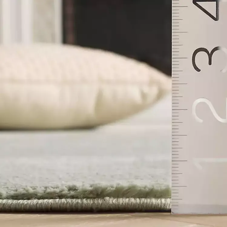 Kirklands Home Solid Sage Revive Runner, 2x8 Green Online