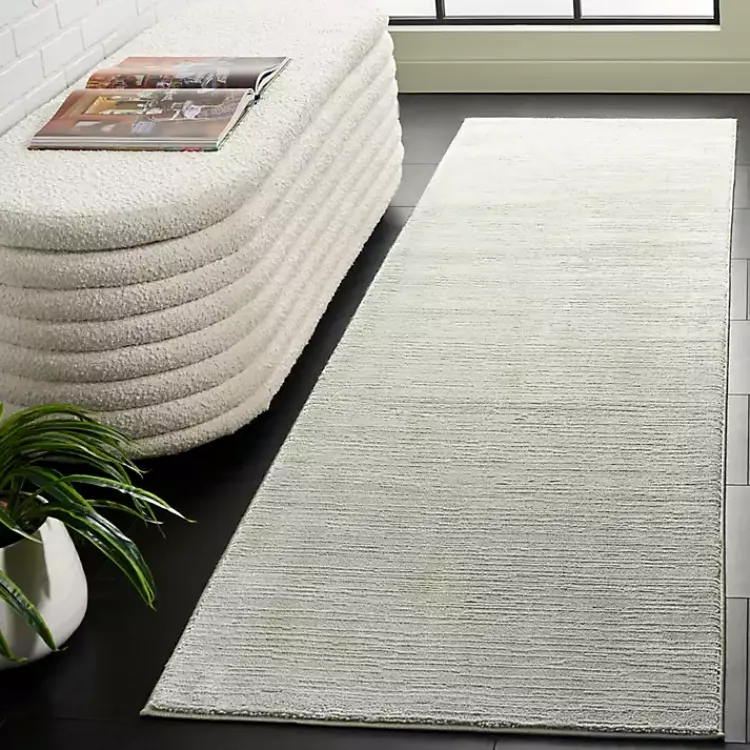 Kirklands Home Solid Sage Revive Runner, 2x8 Green Online