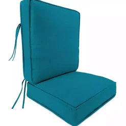 Kirklands Home Solid Turquoise Outdoor Deep Seat Cushion Blue Outlet