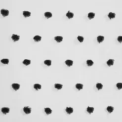 Kirklands Home Sophie Black Pom Pom Curtain Panel, 63 in. Outlet