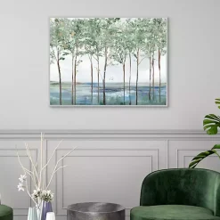 Kirklands Home Sparse Forest Peak Framed Wall Art