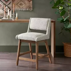 Kirklands Home Speckled Boomerang Modern Counter Stool Gray Sale