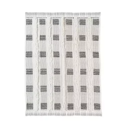 Blankets & Throws>Kirklands Home Spencer Gray and White Plaid Throw