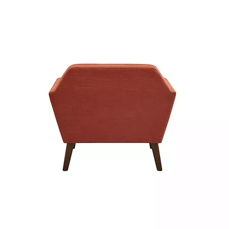 Kirklands Home Spice Button Tufted Accent Chair Red Sale