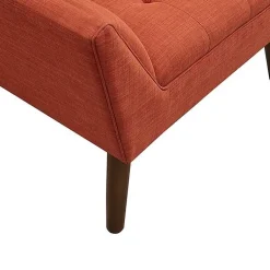 Kirklands Home Spice Button Tufted Accent Chair Red Sale