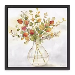 Kirklands Home Spice Eucalyptus Framed Canvas Print, 30x30 in. Clearance