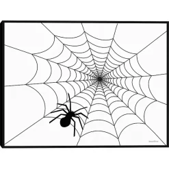 Halloween>Kirklands Home Spider Web Framed Canvas Art Print