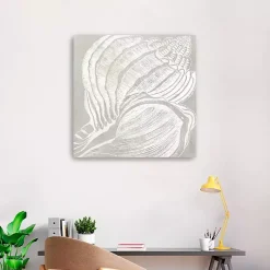 Kirklands Home Spiral Seashell Close Up Canvas Art Print Discount