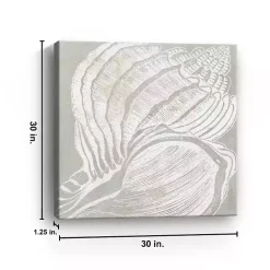 Kirklands Home Spiral Seashell Close Up Canvas Art Print Discount