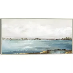 Kirklands Home Splendor Moment Framed Canvas Art Print Blue Outlet