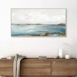 Kirklands Home Splendor Moment Framed Canvas Art Print Blue Outlet