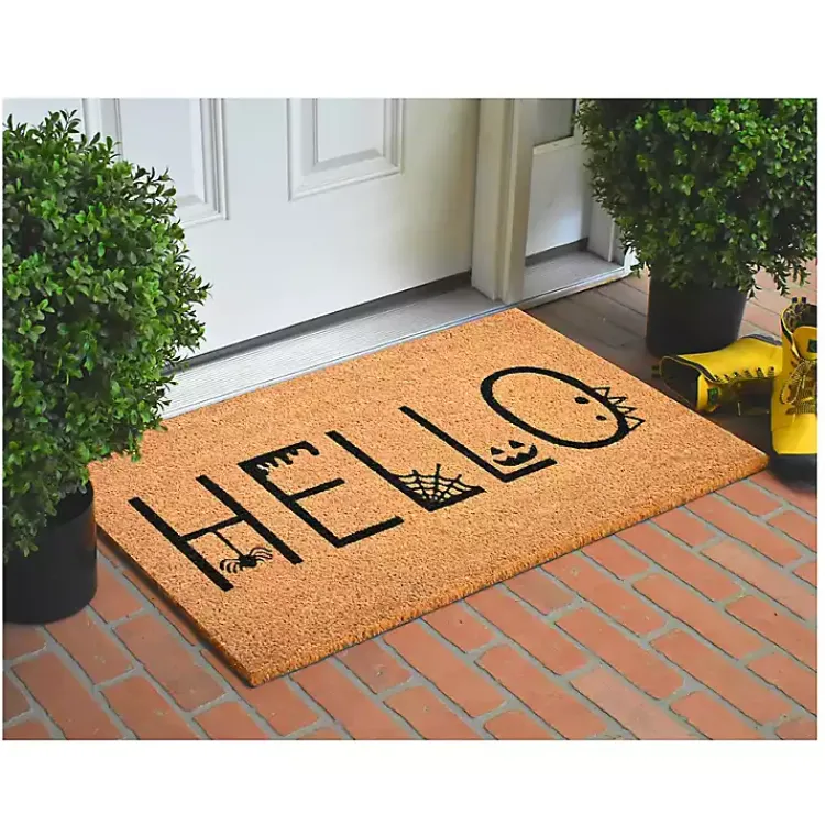 Halloween>Kirklands Home Spooky Hello Doormat
