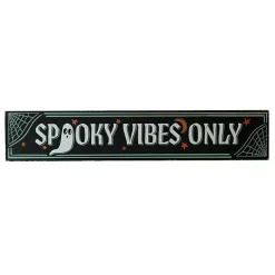 Halloween>Kirklands Home Spooky Vibes Only Wall Plaque
