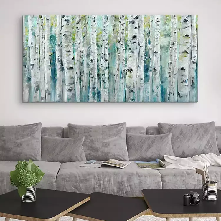Kirklands Home Spring Birches Canvas Art Print