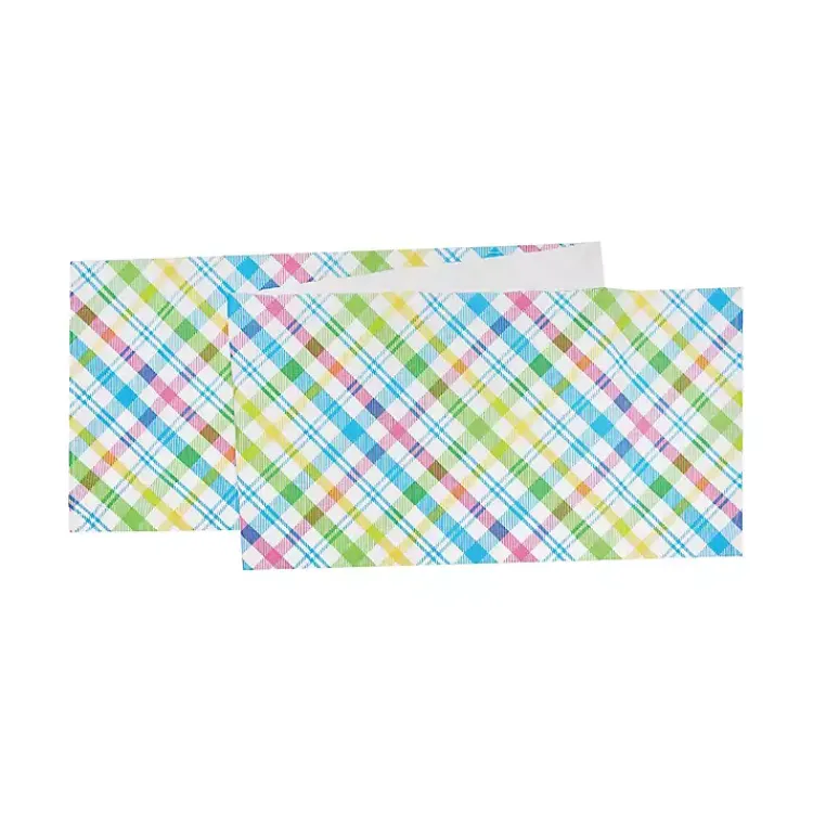Easter Decorations>Kirklands Home Spring Blossom Plaid Table Runner