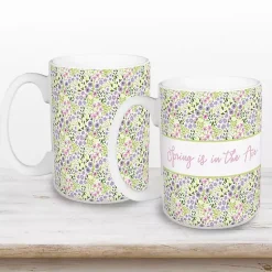 Easter Decorations>Kirklands Home Spring is in the Air Mugs, Set of 2