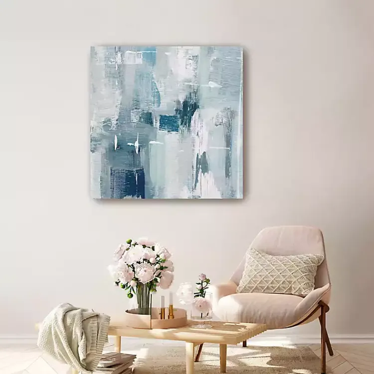 Kirklands Home Spring Mountain Blues Canvas Art Print, 30x30 in. Outlet