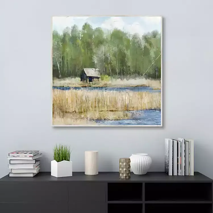 Kirklands Home Spring Serenity Framed Canvas Art Print Clearance