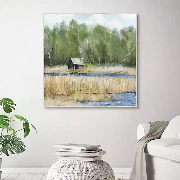 Kirklands Home Spring Serenity Framed Canvas Art Print Clearance