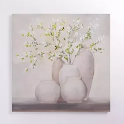 Kirklands Home Spring Still Life Canvas Art Print Gray Hot
