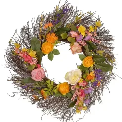 Wreaths>Kirklands Home Spring Wildflower Wreath