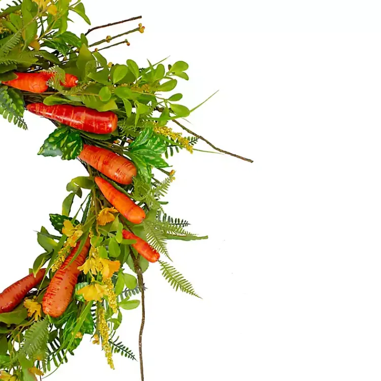 Wreaths>Kirklands Home Springtime Carrots Easter Wreath