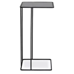 Kirklands Home Square Camus Accent Table Black Discount