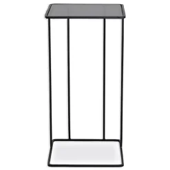 Kirklands Home Square Camus Accent Table Black Discount