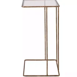 Kirklands Home Square Camus Accent Table Gold Sale