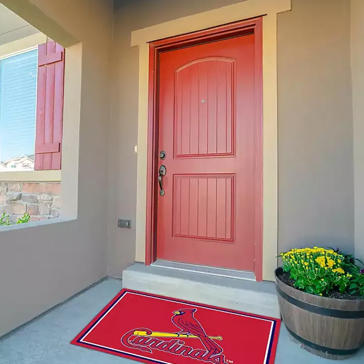 Kirklands Home St. Louis Cardinals Spirit Rug, 3x4 Red Outlet