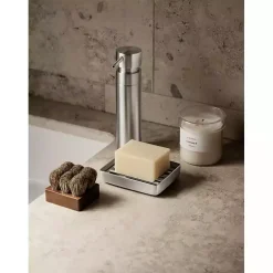 Kirklands Home Stainless Steel Nexio Soap Dish Silver Hot
