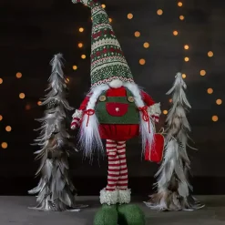 Christmas Decorations>Kirklands Home Standing Girl Gnome Christmas Figurine