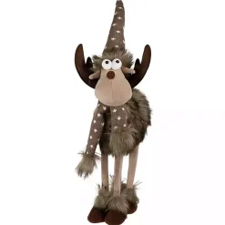 Christmas Decorations>Kirklands Home Standing Moose Decoration Brown