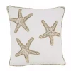 Pillows>Kirklands Home Starfish Serenity Embroidered Throw Pillow