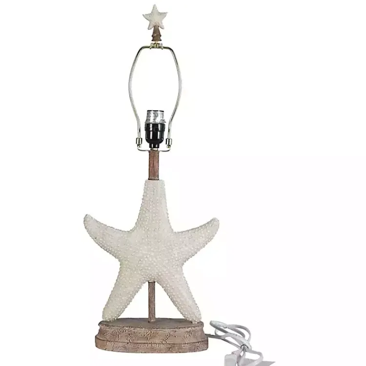 Kirklands Home Starfish Table Lamps, Set of 2 White New