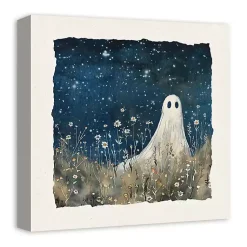 Halloween>Kirklands Home Stargazing Ghost Canvas Art Print