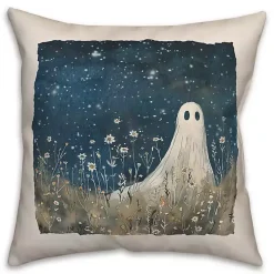 Halloween>Kirklands Home Stargazing Ghost Throw Pillow