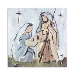 Christmas Art & Wall Decor>Kirklands Home Starry Nativity Canvas Art Print