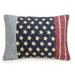Kirklands Home Stars and Striped Patch 3-pc. Full/Queen Quilt Set Sale