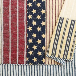 Kirklands Home Stars and Striped Patch 3-pc. King Quilt Set