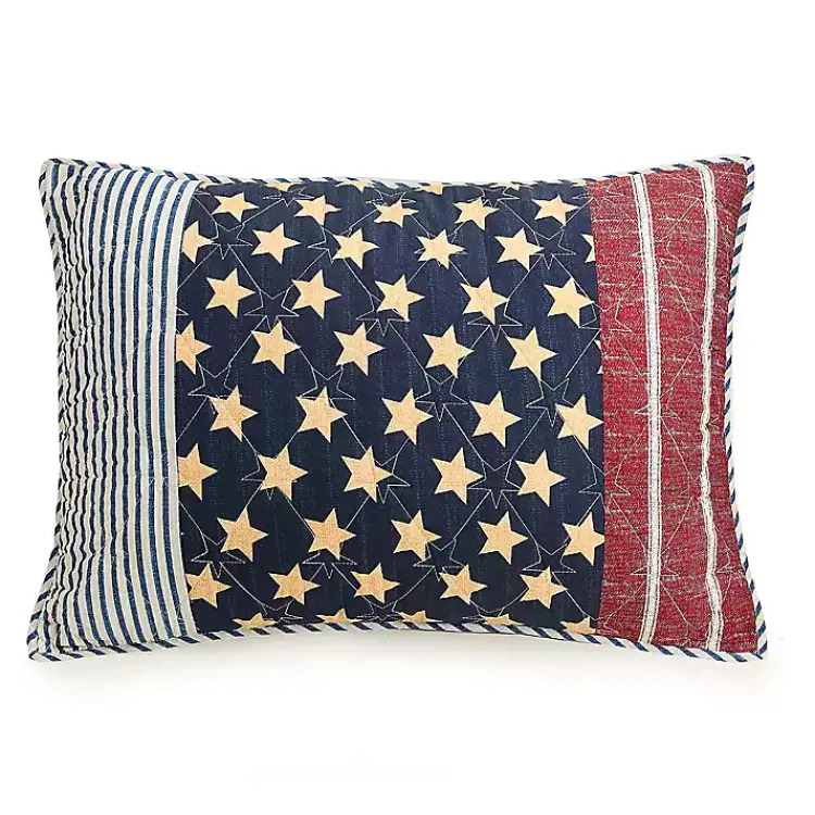 Kirklands Home Stars and Striped Patch 3-pc. King Quilt Set