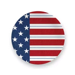 Kirklands Home Stars and Stripes 4-pc. Melamine Appetizer Plates New